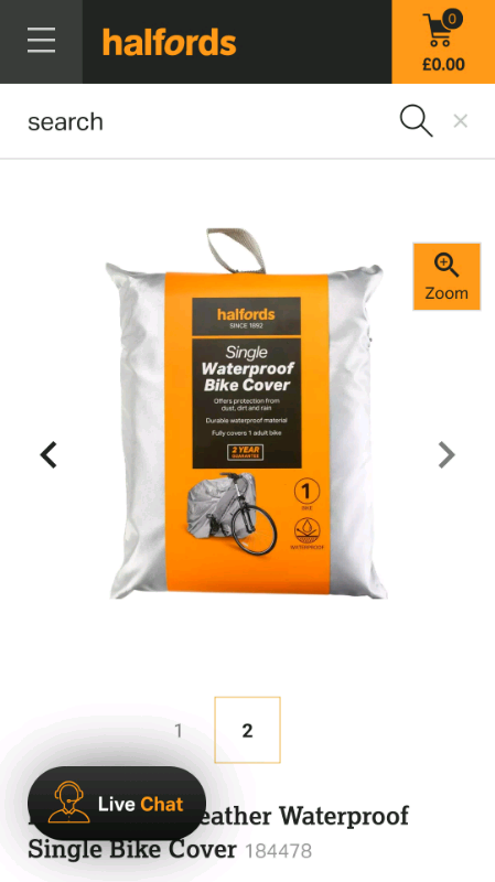 halfords bike covers